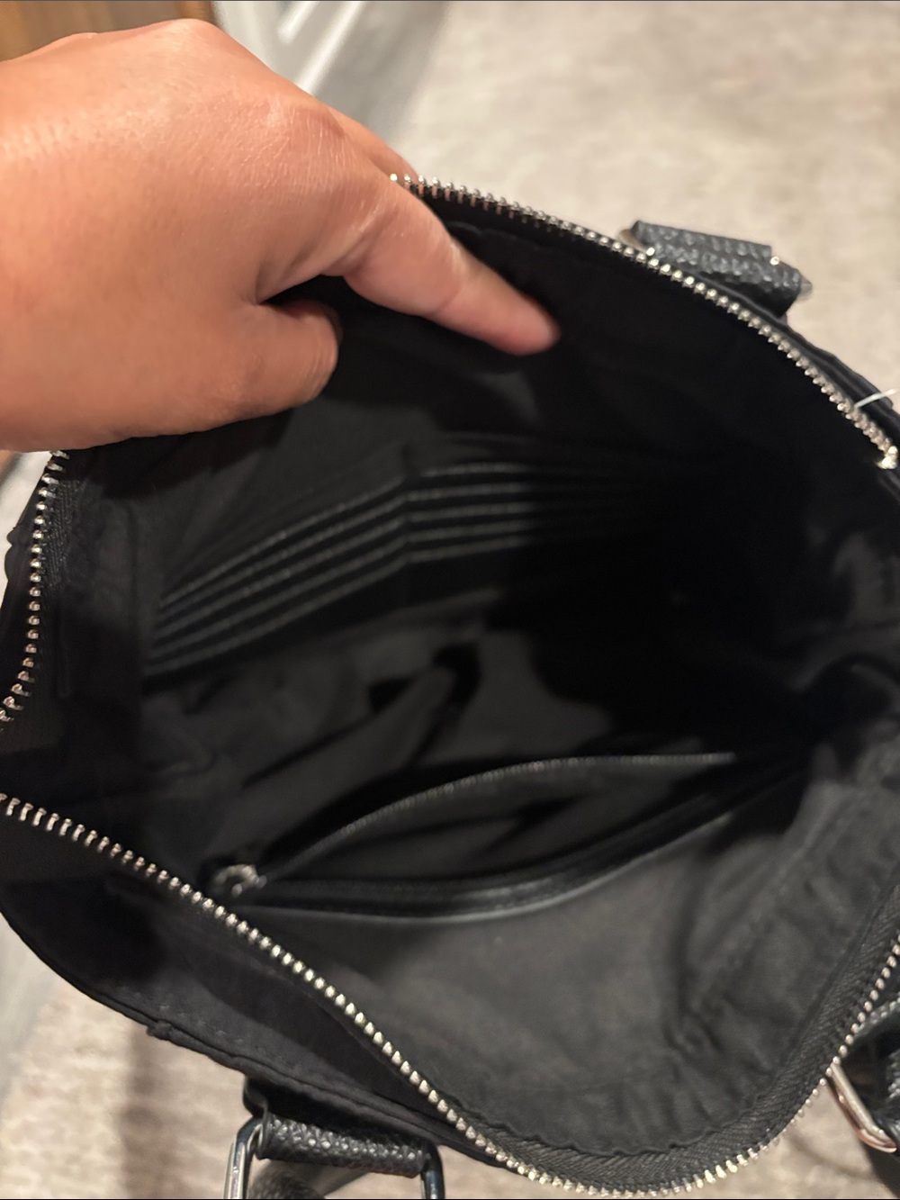 Martha steward Black Convertible Crossbody Tote Bag - Picture 5 of 7